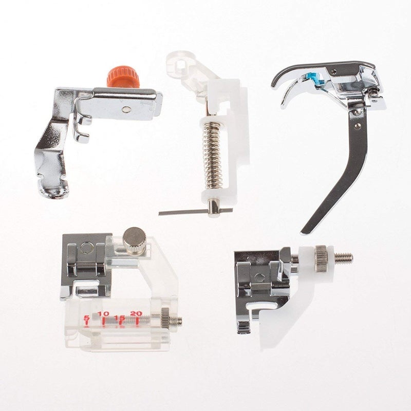 ANYQOO Sewing Machine Presser Foot Set 32 Pcs for Singer, Brother, Babylock, Janome, Elna, Toyota, New Home, Simplicity, Necchi, Kenmore, and Most of Low Shank Sewing Machines - Image 2
